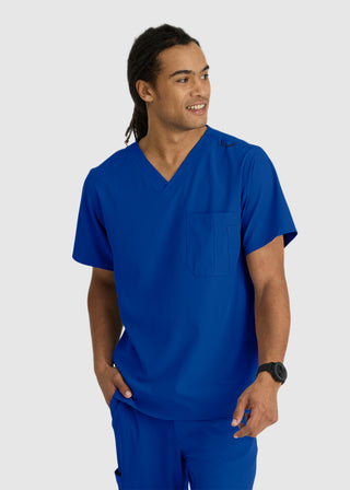 Skechers Men's Structure Crossover V-neck Basic Scrub Top