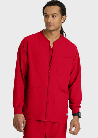 Skechers Men's 30" Structure Cuffed Zip Front Warm Up Jacket