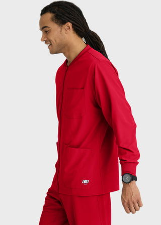 Skechers Men's 30" Structure Cuffed Zip Front Warm Up Jacket