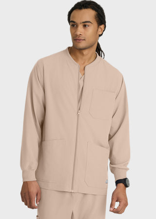 Skechers Men's 30" Structure Cuffed Zip Front Warm Up Jacket