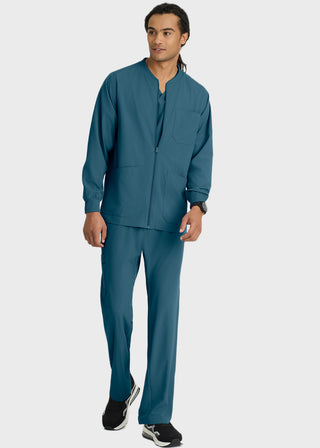 Skechers Men's 30" Structure Cuffed Zip Front Warm Up Jacket