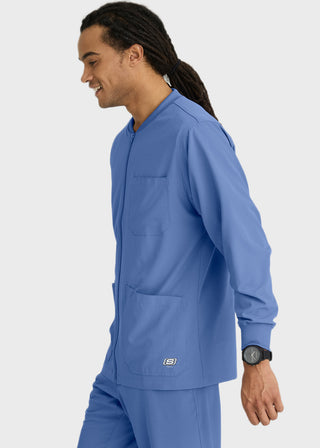 Skechers Men's 30" Structure Cuffed Zip Front Warm Up Jacket