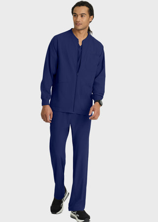 Skechers Men's 30" Structure Cuffed Zip Front Warm Up Jacket