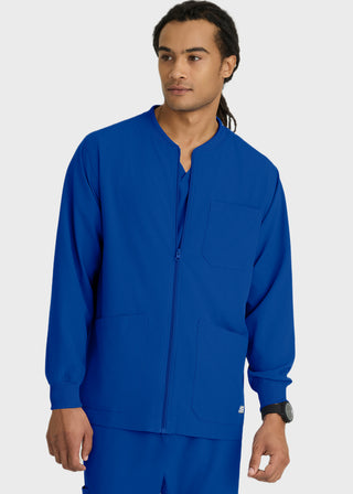 Skechers Men's 30" Structure Cuffed Zip Front Warm Up Jacket