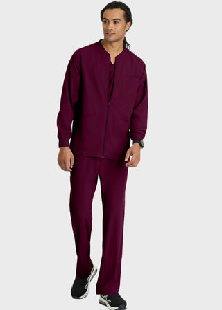 Skechers Men's 30" Structure Cuffed Zip Front Warm Up Jacket