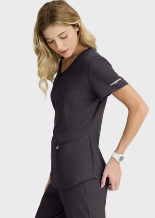 Skechers Women's Three Pocket V-Neck Scrub Top