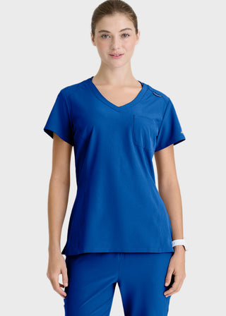 Skechers Women's V-Neck Tuck-In Scrub Top