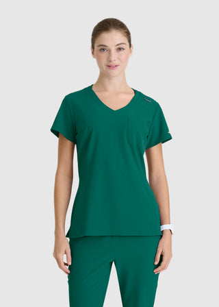 Skechers Women's V-Neck Tuck-In Scrub Top