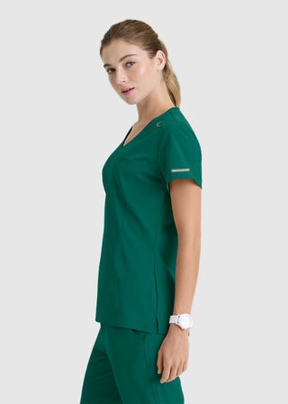 Skechers Women's V-Neck Tuck-In Scrub Top