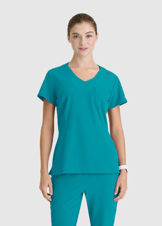 Skechers Women's V-Neck Tuck-In Scrub Top