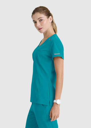 Skechers Women's V-Neck Tuck-In Scrub Top