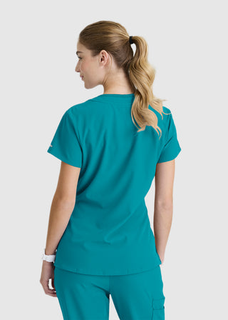 Skechers Women's V-Neck Tuck-In Scrub Top