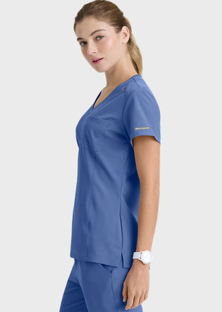 Skechers Women's V-Neck Tuck-In Scrub Top