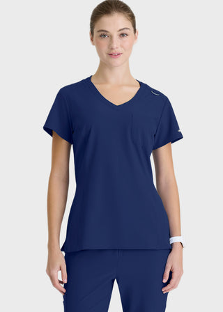 Skechers Women's V-Neck Tuck-In Scrub Top