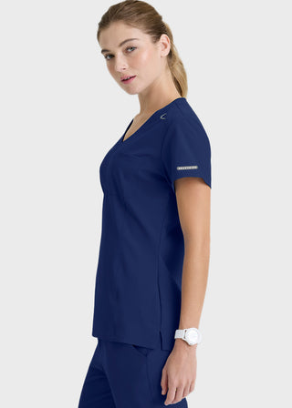 Skechers Women's V-Neck Tuck-In Scrub Top