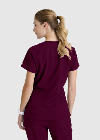 Skechers Women's V-Neck Tuck-In Scrub Top