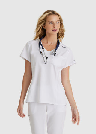 Skechers Women's V-Neck Tuck-In Scrub Top