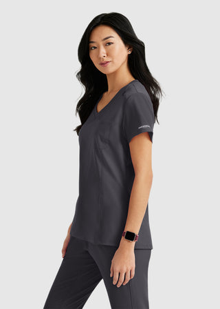 Skechers Women's V-Neck Tuck-In Scrub Top