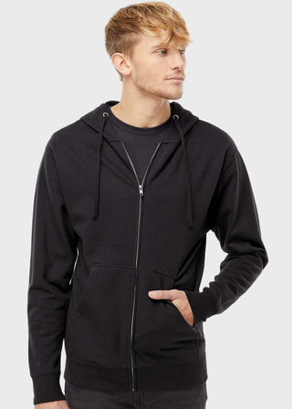 Independent Trading Co Midweight Full-Zip Hooded Sweatshirt
