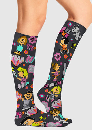 Cherokee Legwear Knee High Compression Socks in Girls Can