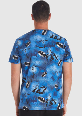 Cherokee Tooniforms Unisex Star In The Night Print Scrub Top