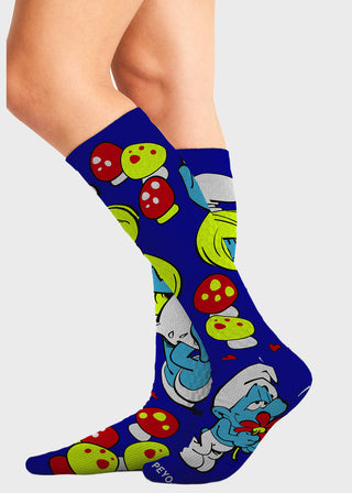 Cherokee Legwear Women's Compression Socks in Smurfette