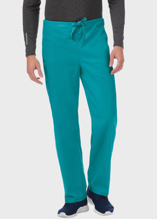 White Swan Fundamentals Unisex Full Drawstring Petite Scrub Pant