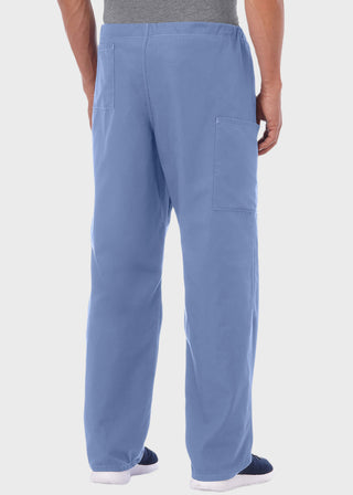 White Swan Fundamentals Unisex Full Drawstring Petite Scrub Pant