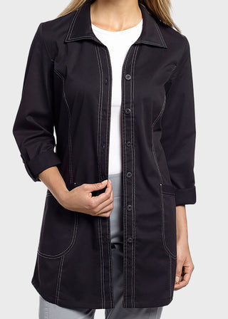 White Cross Allure Women's Shirt-tail Color Lab coat