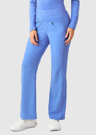 Whitecross Women's Mixed Media Boot Cut Petite Pant