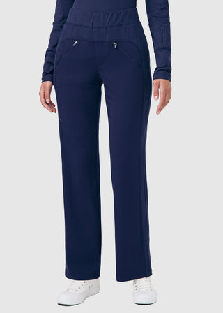 Whitecross Women's Mixed Media Boot Cut Petite Pant