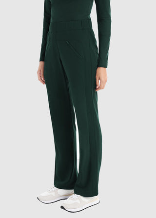 Whitecross Women's Mixed Media Boot Cut Petite Pant