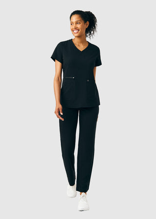 Whitecross Women's Mixed Media Boot Cut Petite Pant