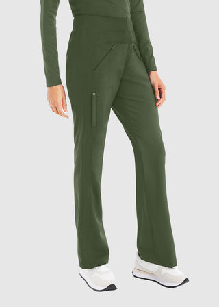 Whitecross Women's Mixed Media Boot Cut Petite Pant