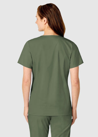 Wink Scrubs Women's Mock Wrap Nursing Scrub Top