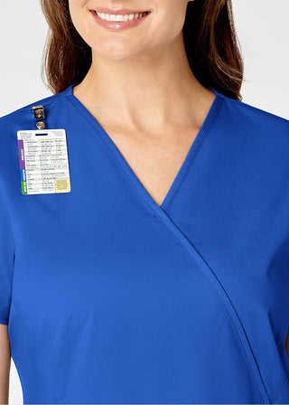 Wink Scrubs Women's Mock Wrap Nursing Scrub Top