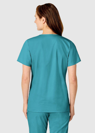 Wink Scrubs Women's Mock Wrap Nursing Scrub Top