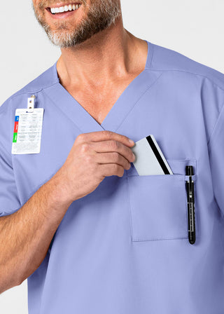 Wink Scrubs WonderWORK Men's V-Neck Top