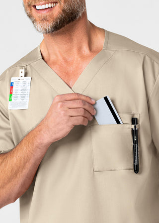 Wink Scrubs WonderWORK Men's V-Neck Top