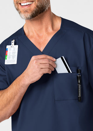 Wink Scrubs WonderWORK Men's V-Neck Top