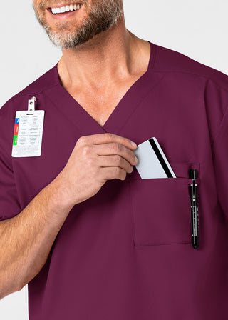 Wink Scrubs WonderWORK Men's V-Neck Top