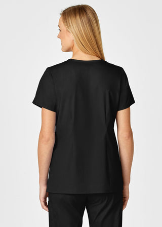 Wink Scrubs Women's Contoured V-Neck Solid Scrub Top