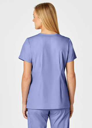 Wink Scrubs Women's Contoured V-Neck Solid Scrub Top