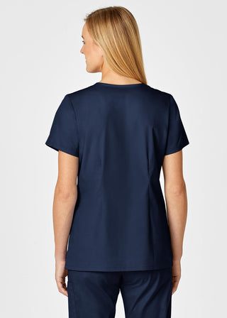 Wink Scrubs Women's Contoured V-Neck Solid Scrub Top