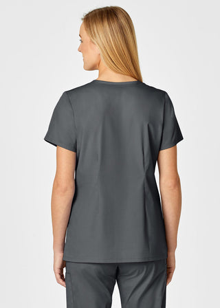 Wink Scrubs Women's Contoured V-Neck Solid Scrub Top