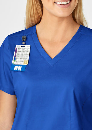 Wink Scrubs Women's Contoured V-Neck Solid Scrub Top