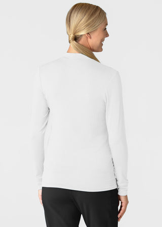 Wink Scrubs Women’s Long Sleeve Mock Neck Silky Tee