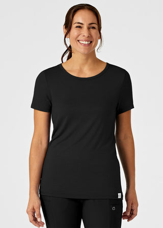 Wink Scrubs Women's Slinky Knit Short Sleeve Tee