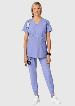 Wink Scrubs W123 Women's Maternity V-Neck Scrub Top