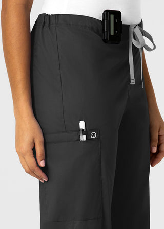 Wink Scrubs WonderWORK Unisex Straight Leg Drawstring Cargo Tall Pant